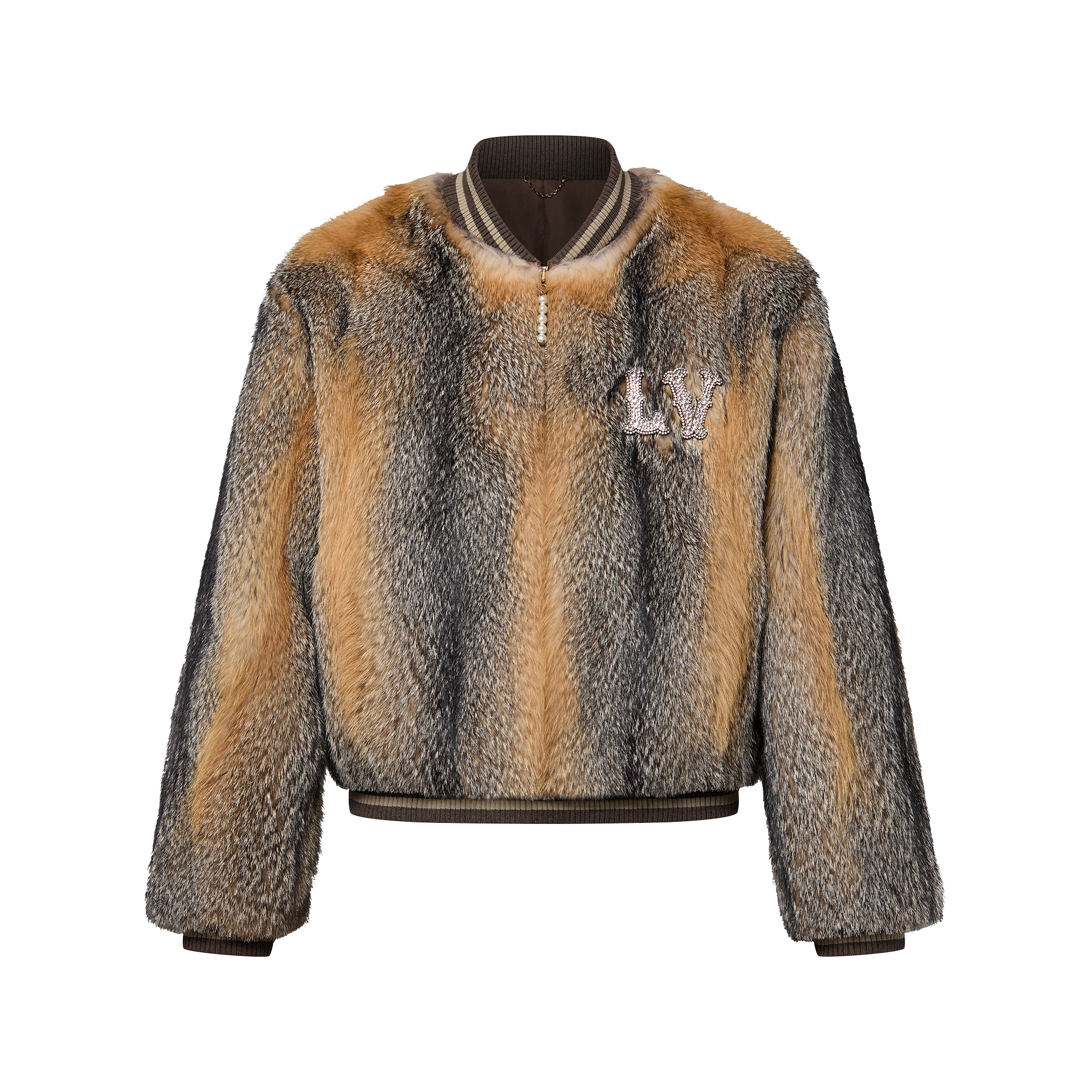 Jaqueta Bomber em Pele de Raposa - High-End Ready-to-Wear | LOUIS